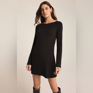 Z Supply Black Lola Mini Dress. NWT.